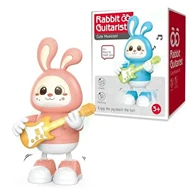 Musical Rabbit Guitarist Dance Bunny Toy With Guitar