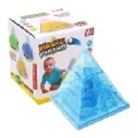 Educational Brave Pyramid 3D Puzzle Maze Game Toy For Kids