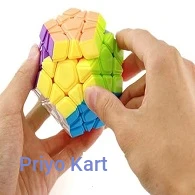 Toy Centre Moyu Classroom Cubing Mega-Minx Cube, Mofang Jiaoshi Megaminx Stickerless 3D Magic Cube Puzzle. (3D Megaminx), Teen