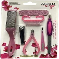 Pedicure Set 7pieces Pink