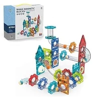 Magical Magnetic Construction Light Marble Run Blocks