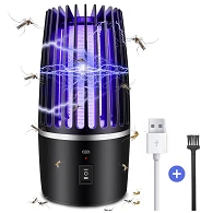 Electric Fly Catcher Portable Bug Zapper 4000mAh Rechargeable Mosquito Killer