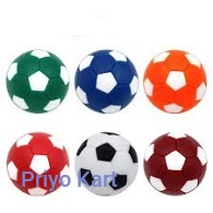 6pcs 32mm Multi color Table Soccer Foosball Balls